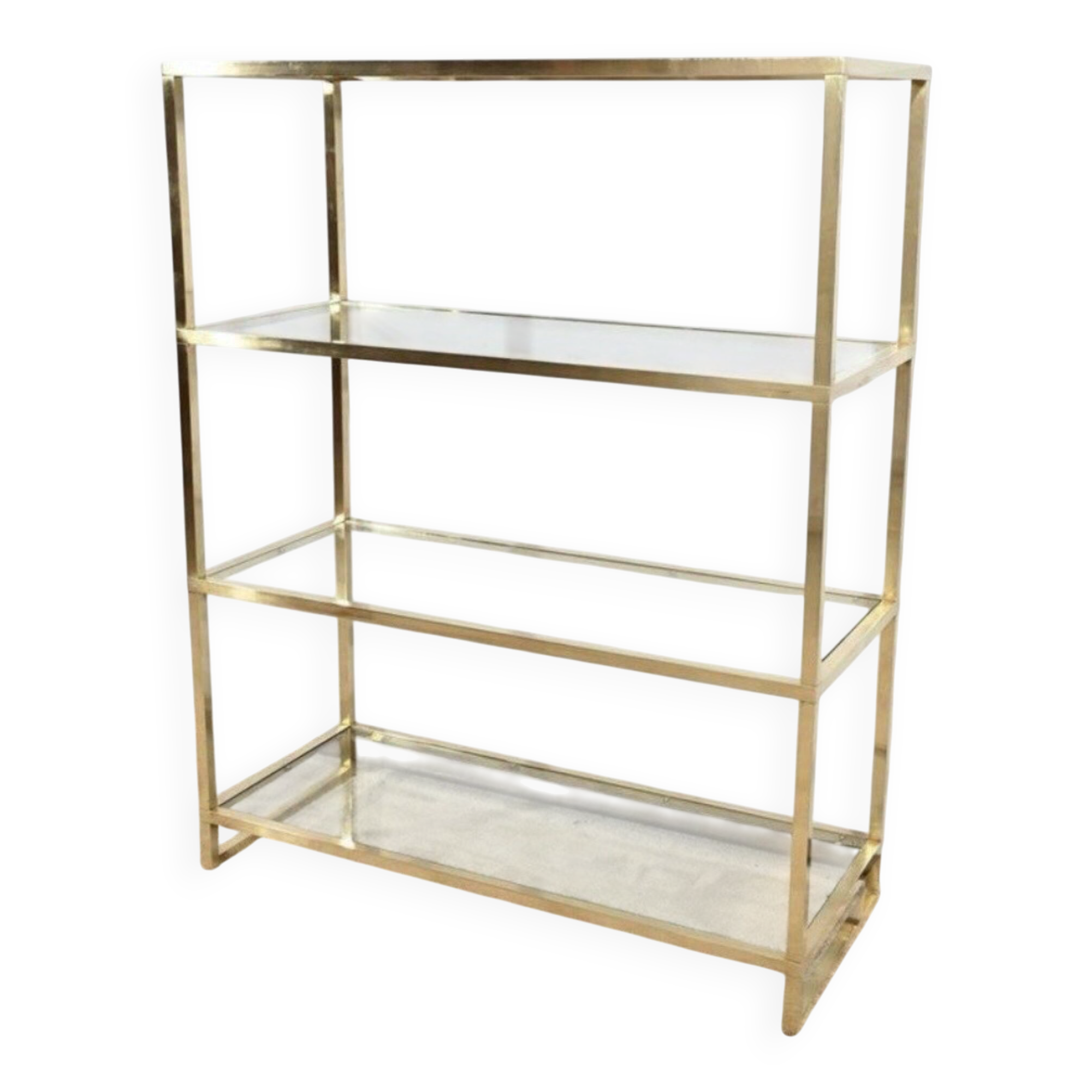 Magnificent vintage shelf by Pierre Vandel, signed.