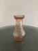 Rosaline hyacinth vase in moulded glass, Art Deco.