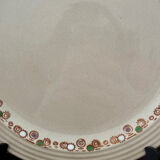 Vintage set of 6 Longwy Betty dessert plates.