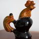 Brown Mid-Century Decanter Carafe Rooster