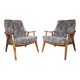 Paire de fauteuils vintage