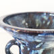 Vintage blue ceramic vase