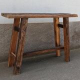 Old wooden console
