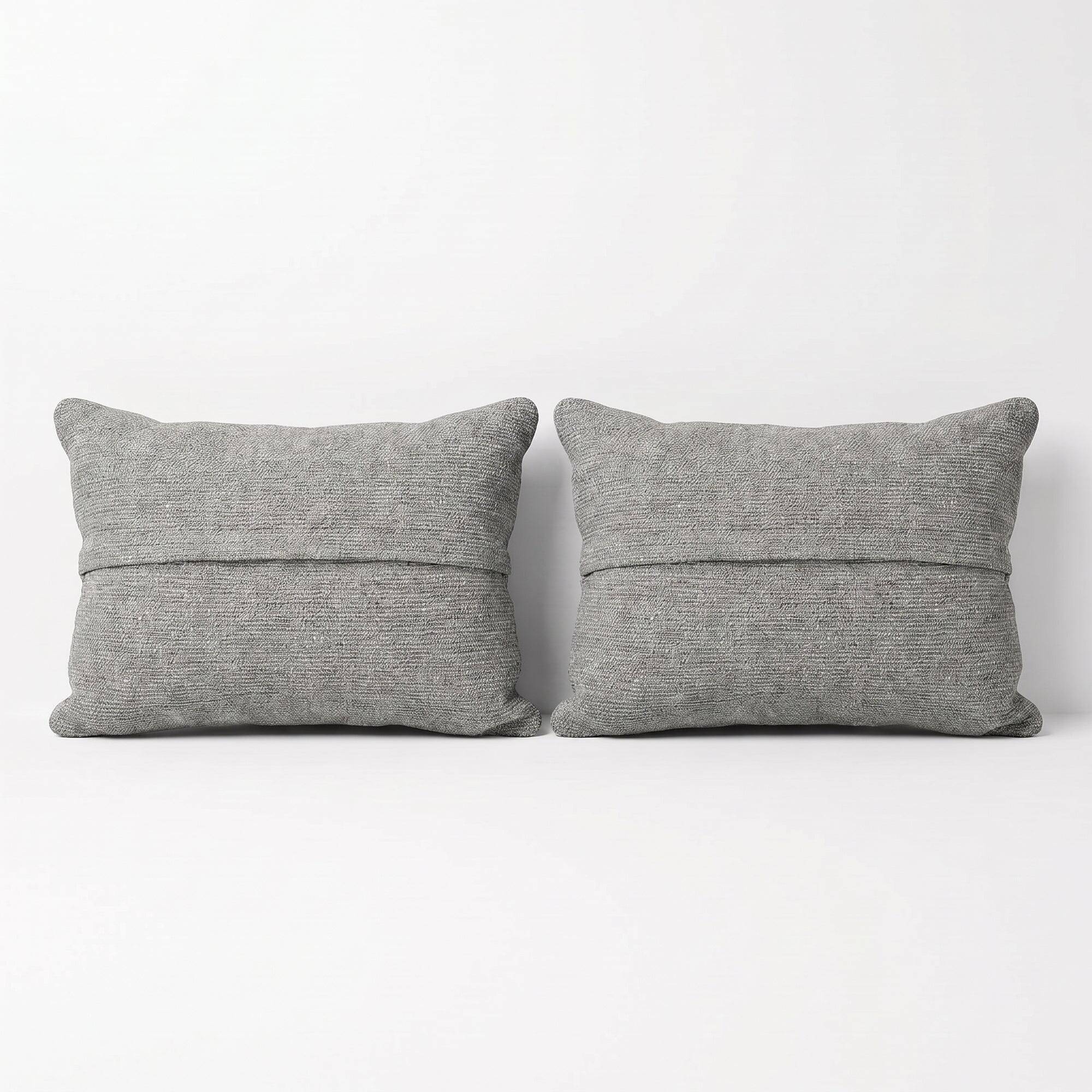 Set of 2 vintage Turkish cushion covers 41x61 cm