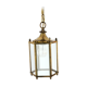 Glass lantern and brass