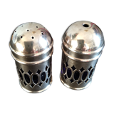 Silver metal pepper salt