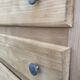 Aerogummed vintage chest of drawers, compass feet