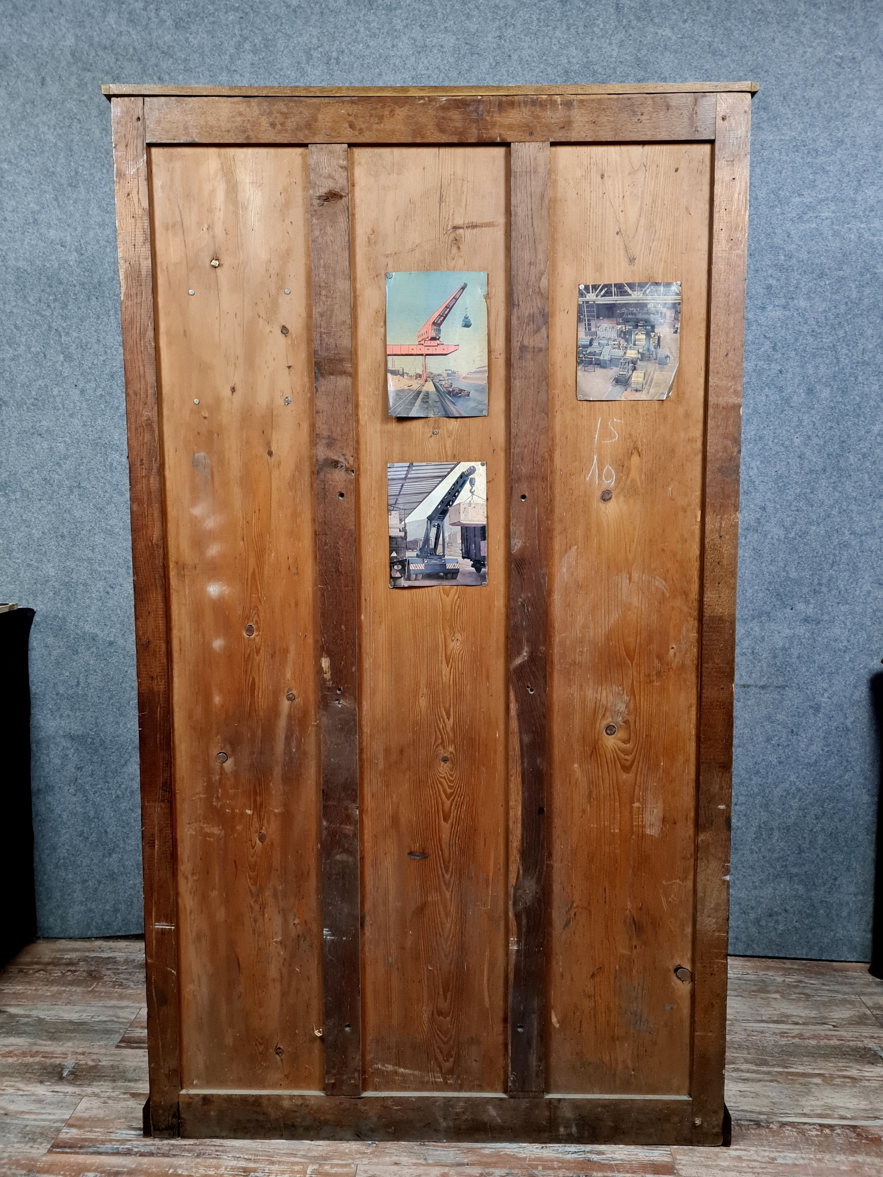 Oak curtain binder circa 1900