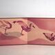 Japanese two-panel screen in dyed fabric – Japan, circa 1985