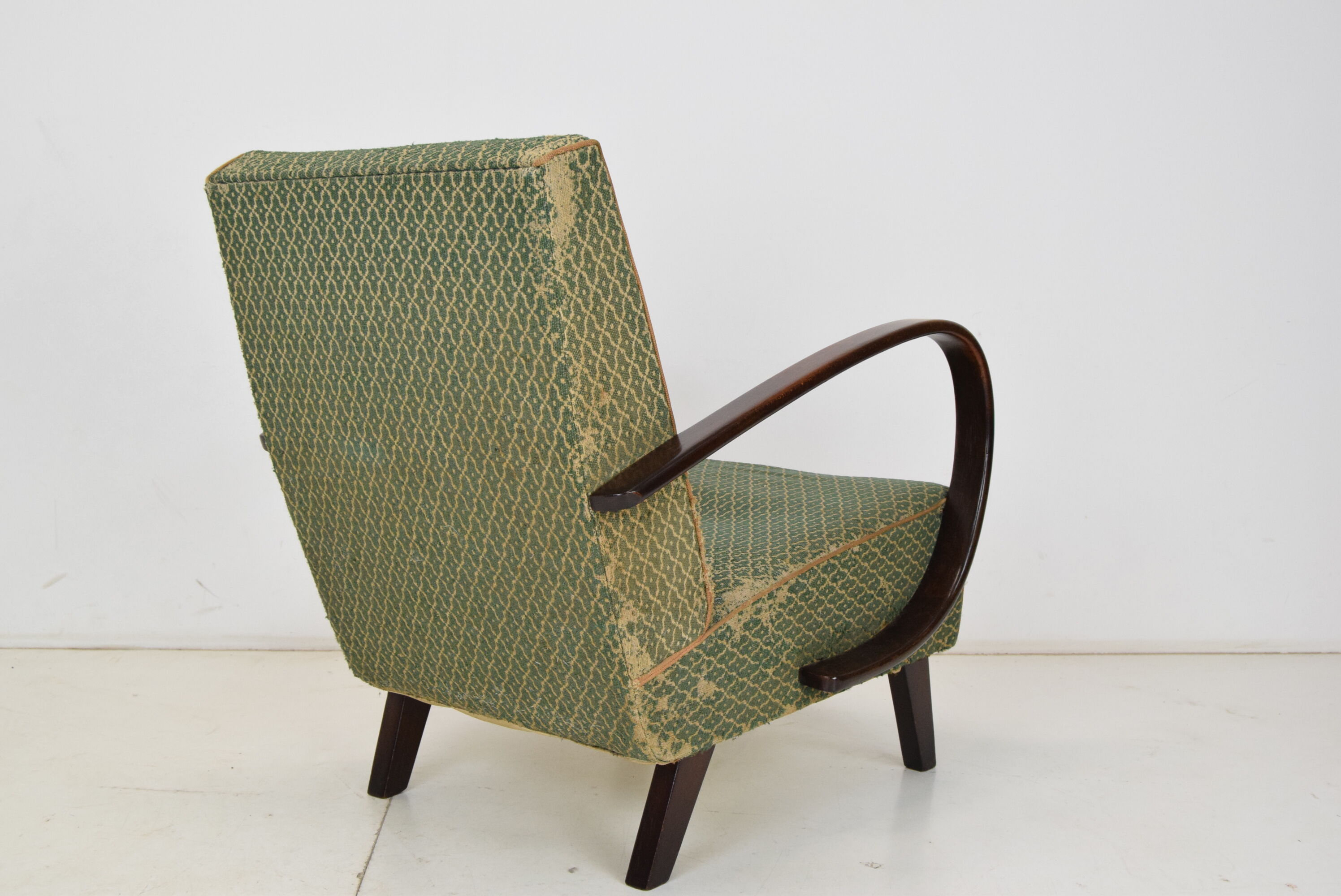 Mid-century Armchair,Designed by Jindrich Halabala,1950's.