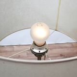 Minimalist floor lamp 1970s in chromed metal