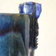 Vase vintage en grès émaillé Jean Cacheleux