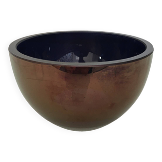 Coupe design en verre bronze