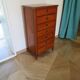 Semainier-Commode- 7 tiroirs-merisier-Style Louis Philippe-Pieds trapèze