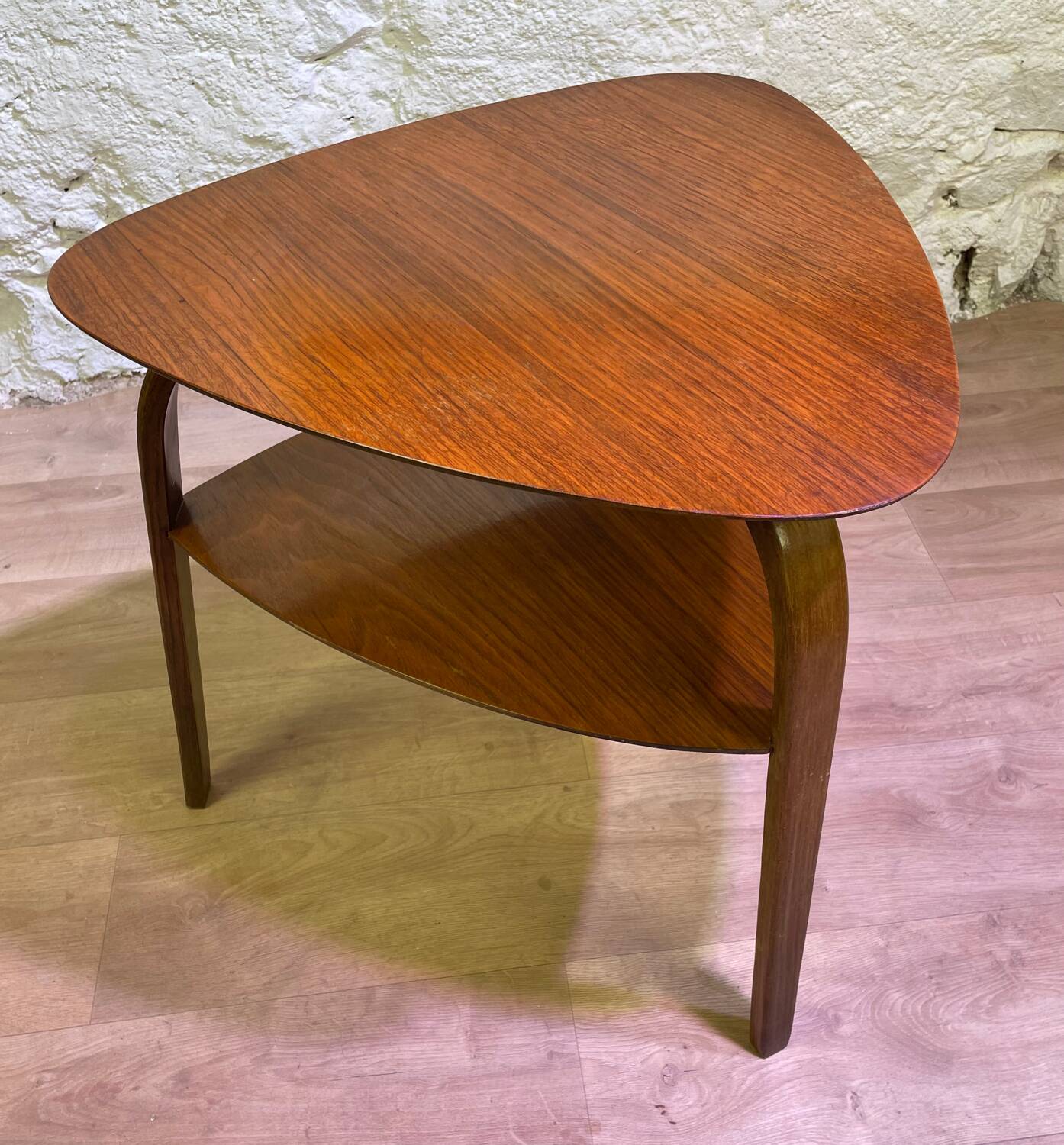 Bow Wood Pedestal Table by Steiner