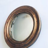Ancient convex mirror, witch mirror 36cm
