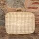 Wicker suitcase