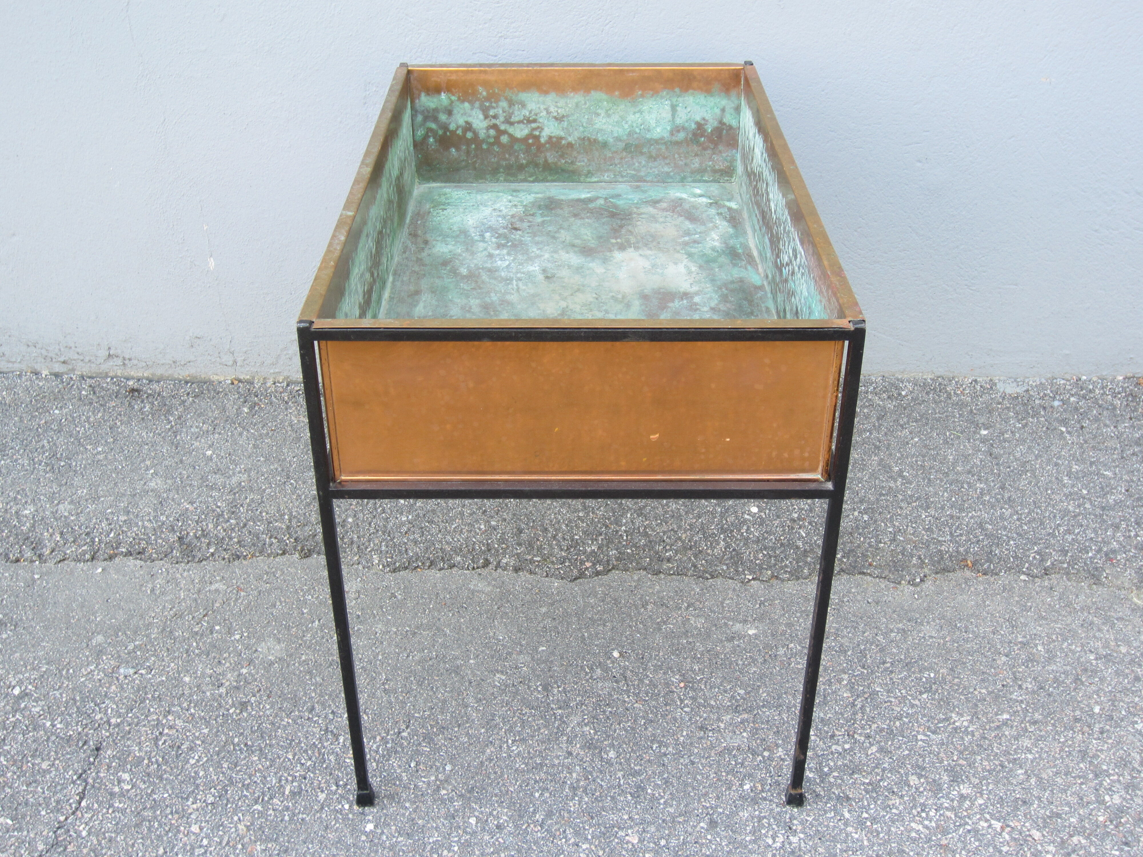 Scandinavian copper planter by Hans-Agne Jakobsson