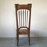 Chaise de nourrice esprit Arts and Crafts debut XXeme.