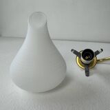 Lot of 3 old vintage opaline wall lights