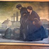 Oil on canvas by Berger