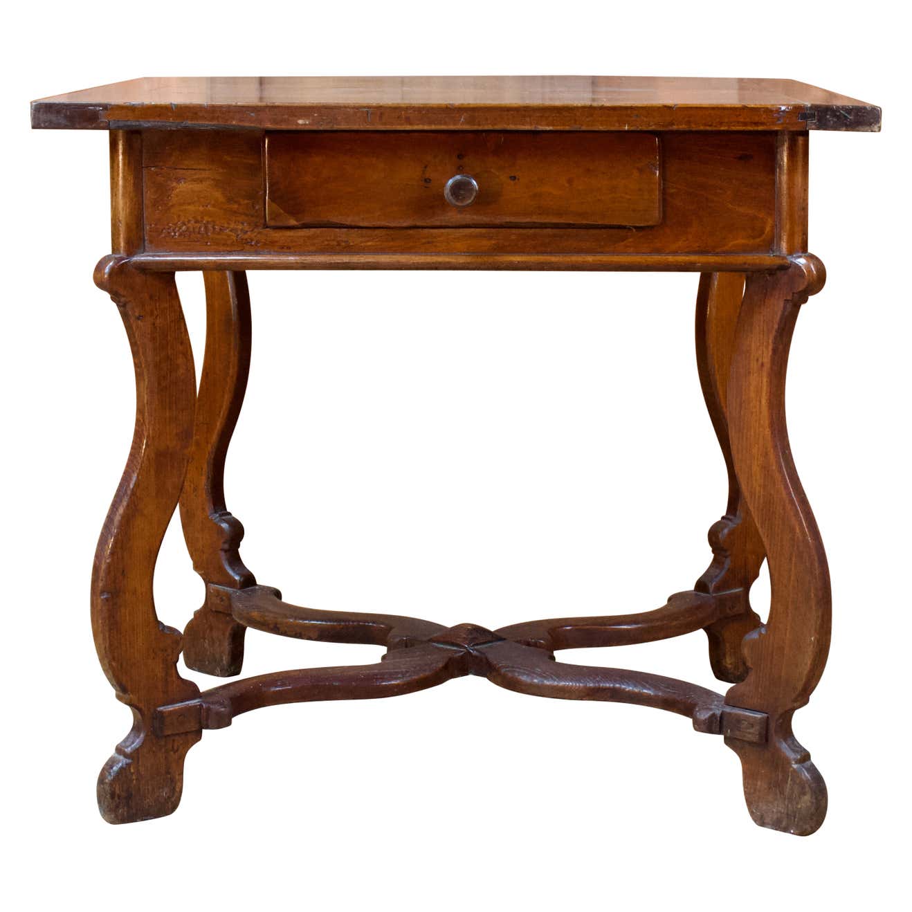 Nineteenth-century fruit wood desk table