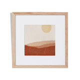 Painting on framed paper • M523 • signed Eawy