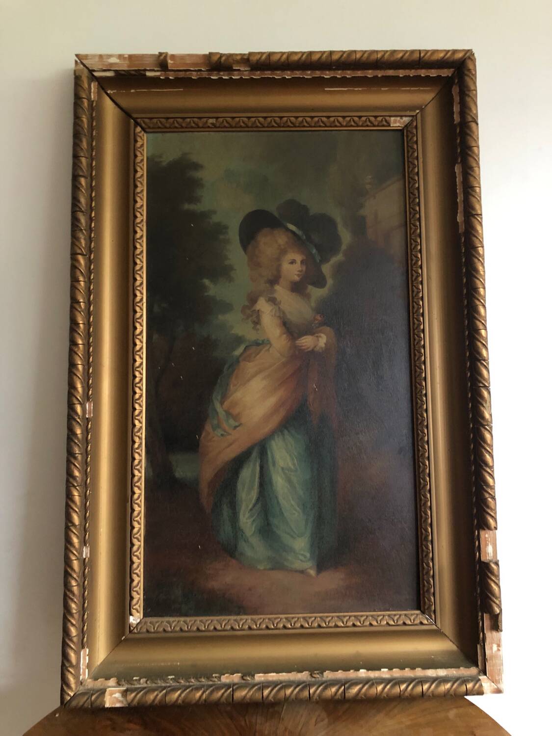 Oil on panel Young aristocrat