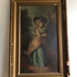 Oil on panel Young aristocrat