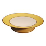 Piédouche plate in Limoges porcelain