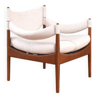 Mid-Century Danish Modus Lounge Chair by Kristian S. Vedel, for Søren Willadsen, 1960s.