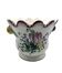 Earthenware planter with hand-painted Strasbourg decor – 20th century