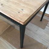 Old square table art deco style