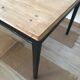 Old square table art deco style