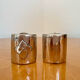 Vintage silver metal salt and pepper shaker