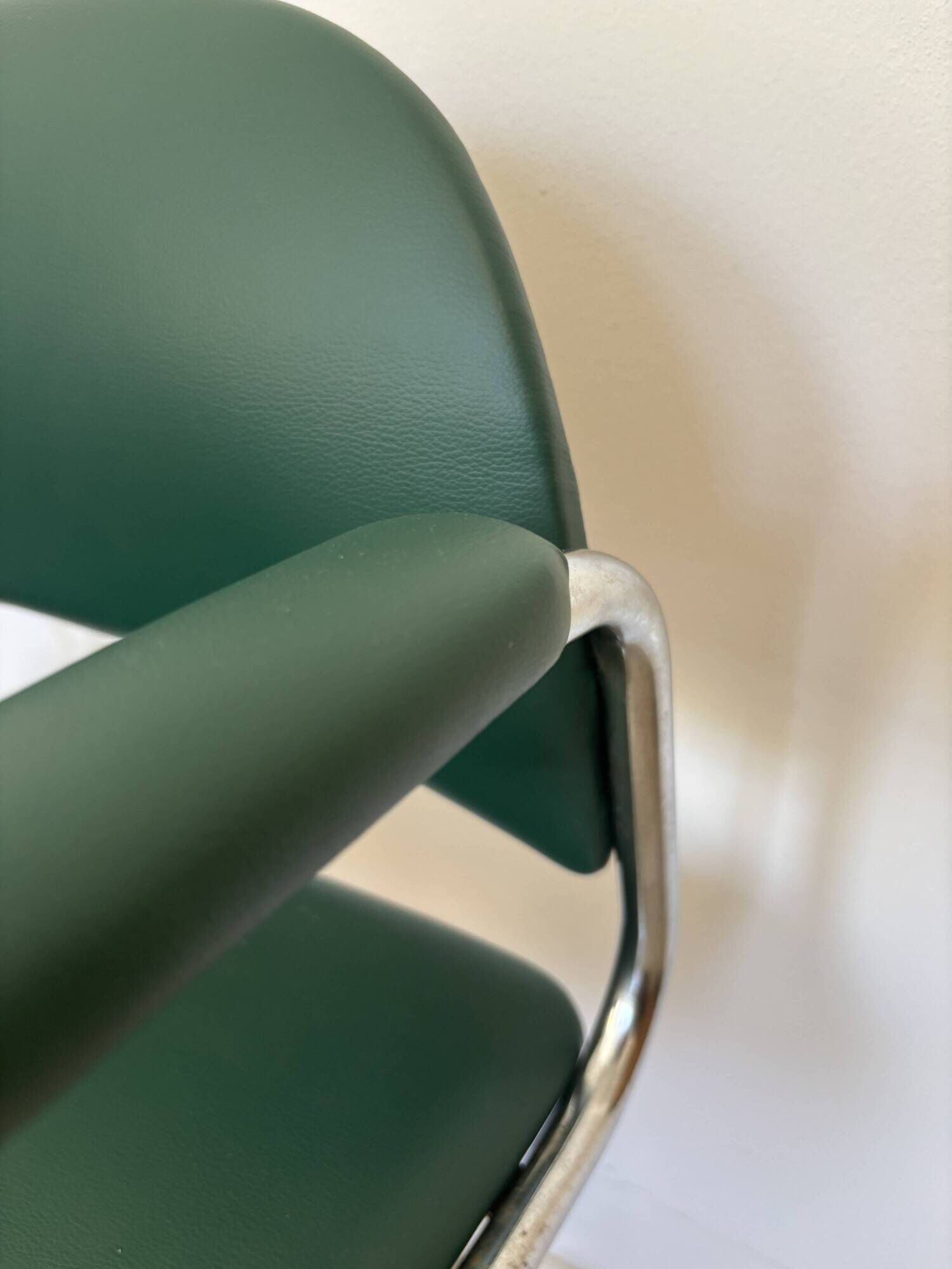 Vintage Dark Green Office Chair by Kovona K-107, Czechoslovakia 1970’s