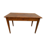 Table de ferme en bois massif avec 1 tiroir