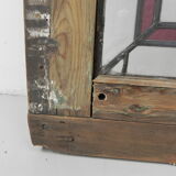 Art Deco stained glass window, 74 x 178 cm