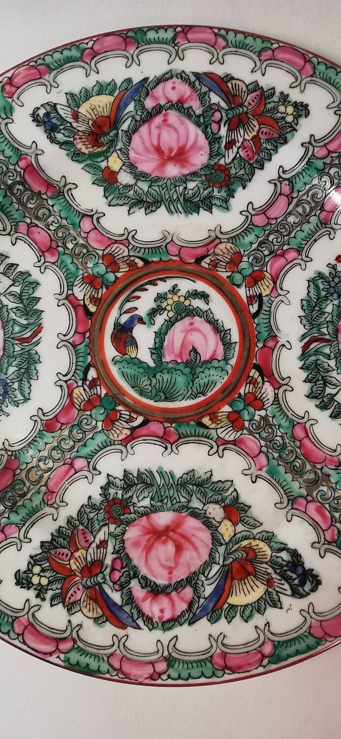 Old porcelain plate from china macau