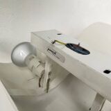 Pair of Parscot wall lights in white lacquered metal from the 80s