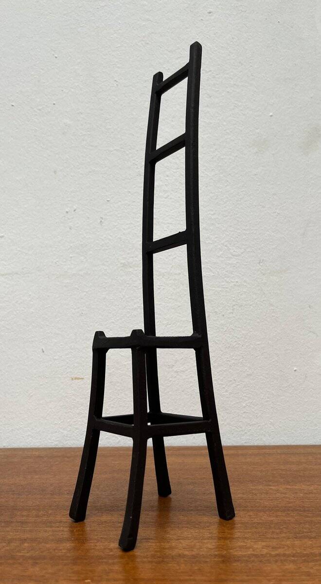 Vintage cast iron art sculptures, set of 3