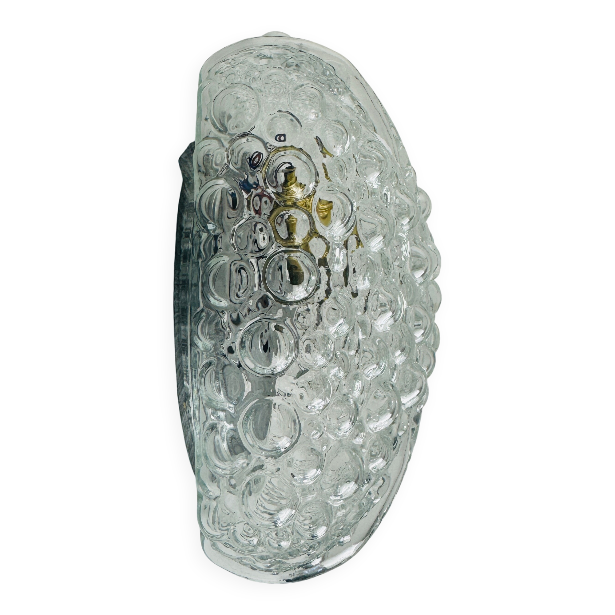Vintage bubble glass wall light