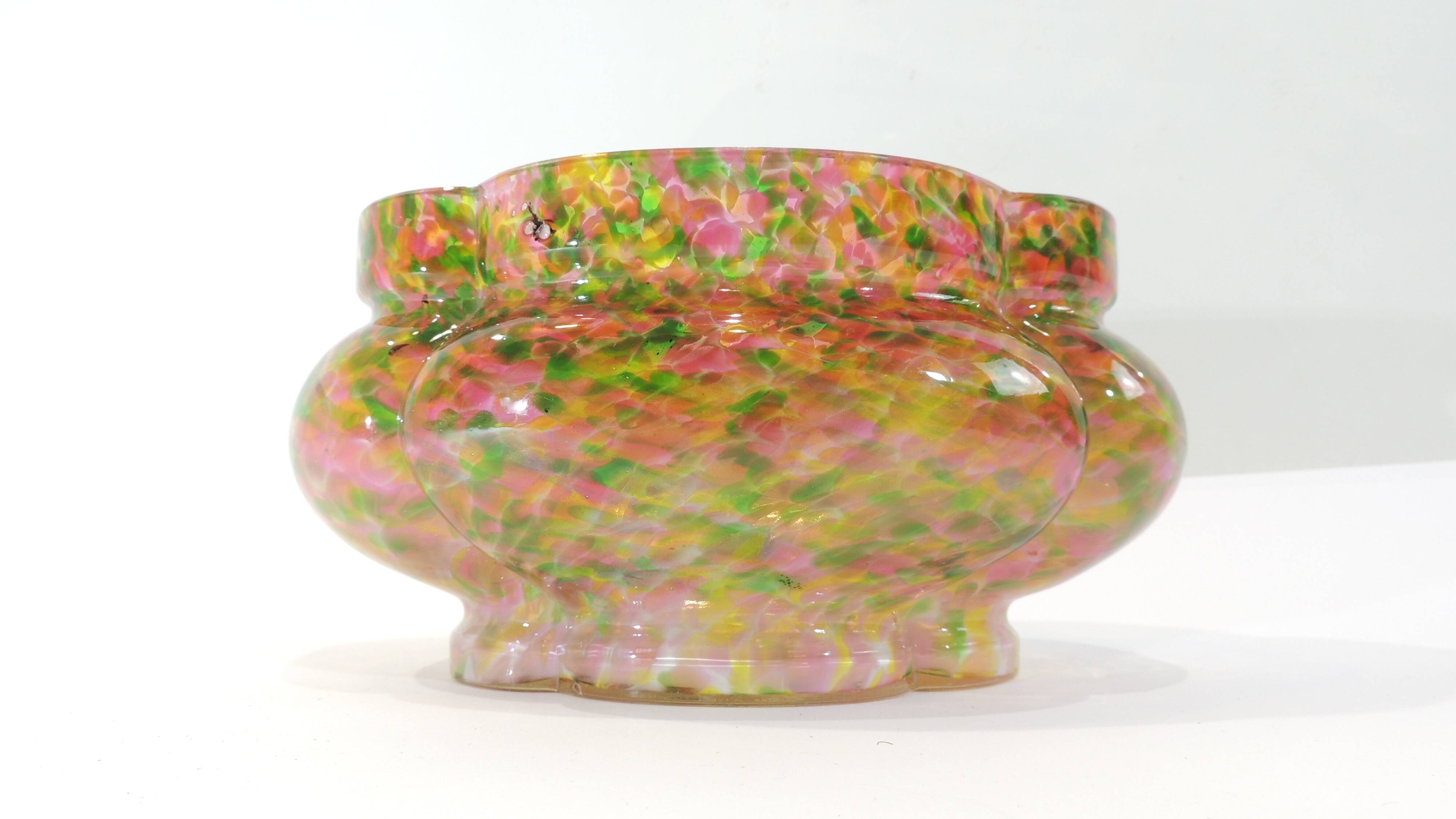 Verre, jardinière Murano, années 1960