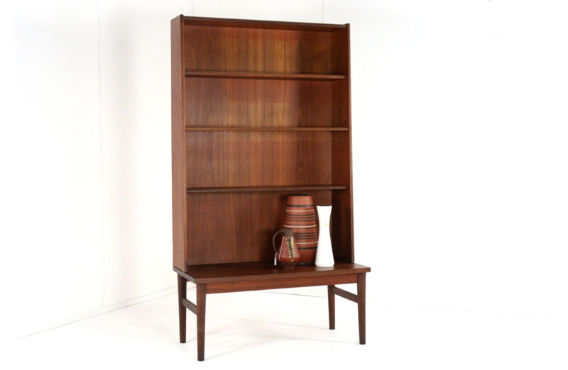 Teak library in mid-century modern style "Itzehoe" - Danish design