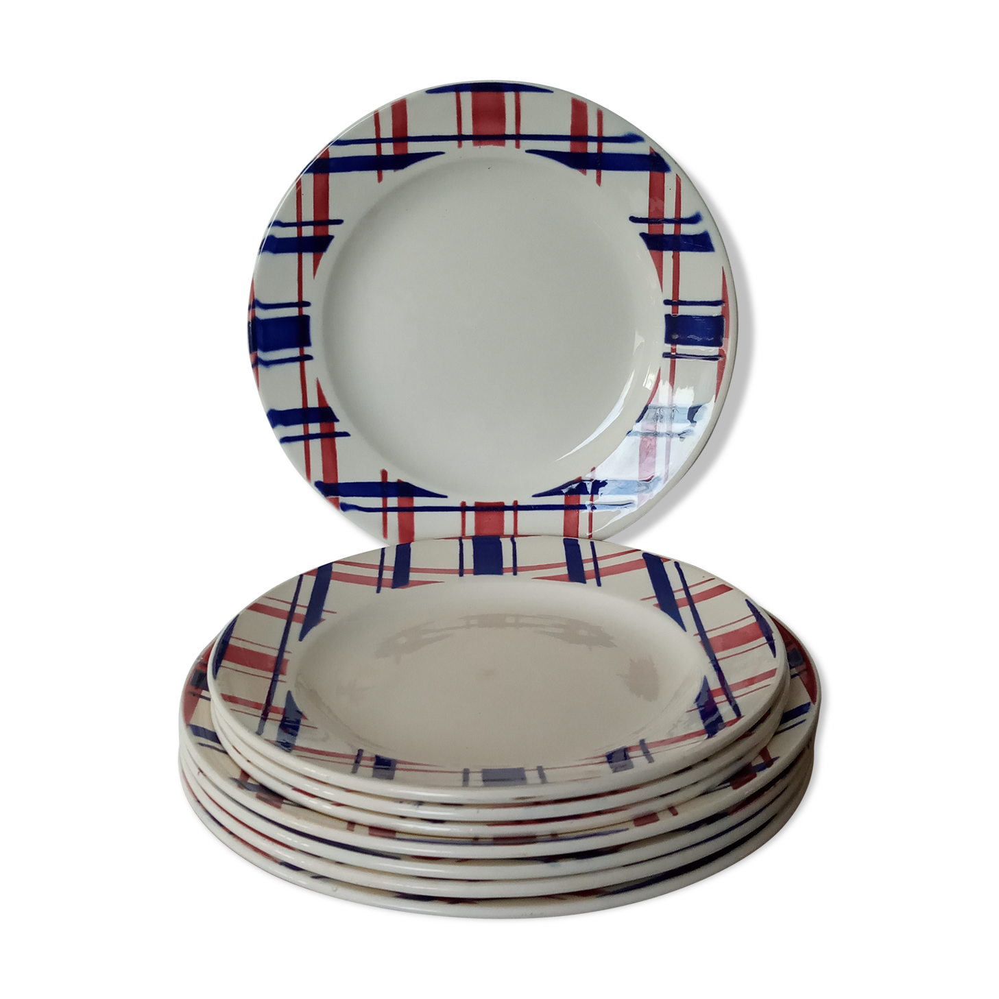 Lot d'assiettes de Digoin Sarreguemines