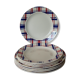 Lot d'assiettes de Digoin Sarreguemines
