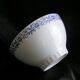 Earthenware bowls with floral decoration