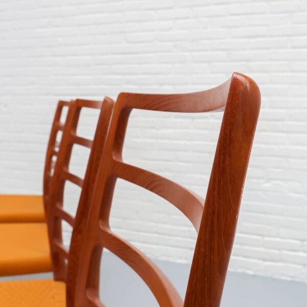 Niels Møller Chaises de salle à manger modèle 82