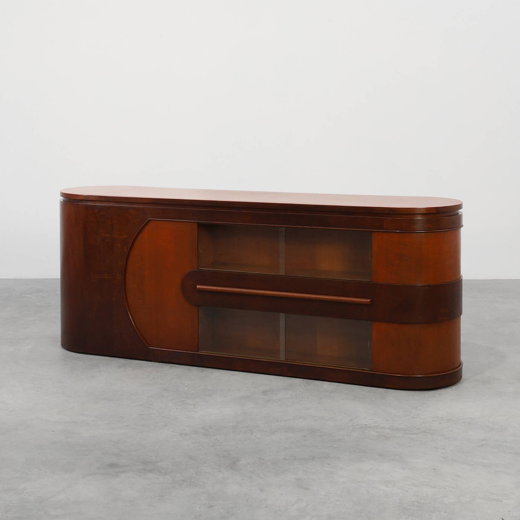 Monumental Art Deco Counter Attributed to De Coene, Belgium 1920s