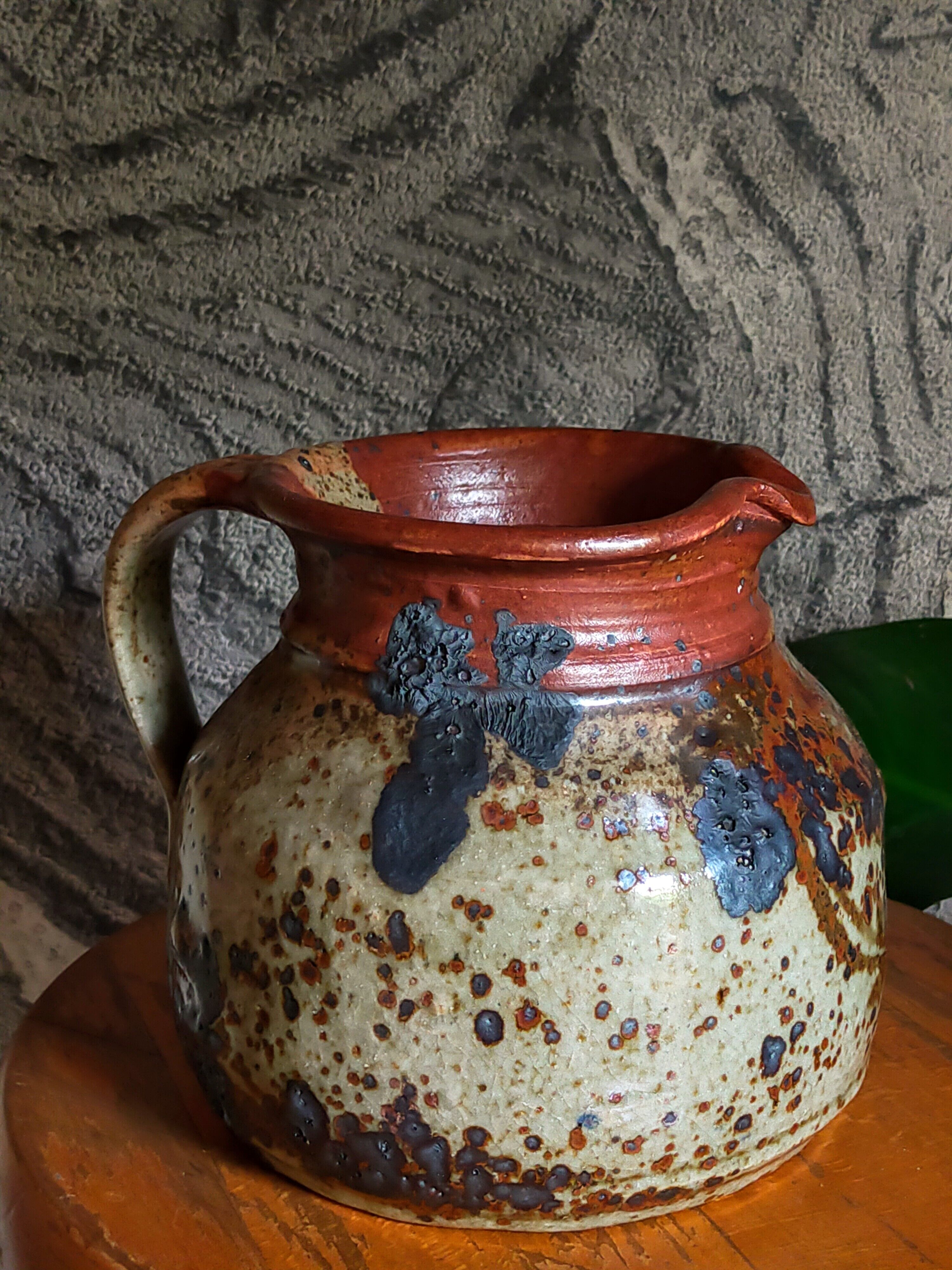 Traditional pottery sandstone pyrite Art-popular XIXth